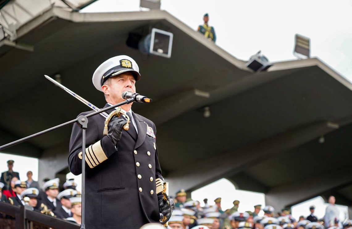 Almirante Francisco Hernando Cubides Granados, asume el mando de las Fuerzas Militares de Colombia