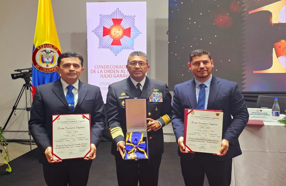Cotecmar gana premio nacional de ingeniería por el diseño y construcción del buque de investigación científico marina ARC ‘Simón Bolívar’