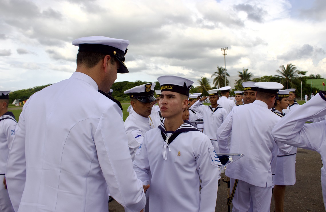 En Barranquilla se escalafonan 164 nuevos suboficiales al servicio de la Armada de Colombia