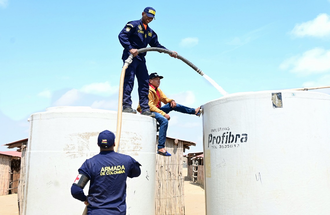 Llegamos en vehículos 4x4 hasta la alta Guajira para beneficiar a las comunidades Wayúu