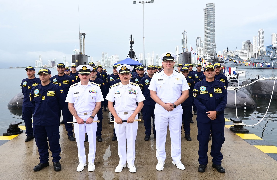 Submarino ARC ‘Tayrona’ zarpó a operación internacional