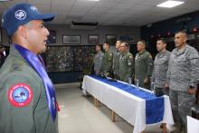 Un opita avanza con paso firme en su sueño de ser piloto militar de su Fuerza Aeroespacial