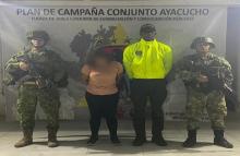 Capturada alias ‘Peluca’, presunta integrante de la Segunda Marquetalia