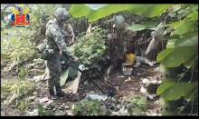 Fuerzas Militares neutralizaron explosivos que las disidencias pretendían emplean para lanzarlos desde drones en Putumayo