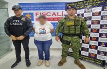 Armada de Colombia y Fiscalía General de la Nación capturan presunta extorsionista en Córdoba