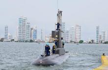 Submarino ARC ‘Tayrona’ zarpó a operación internacional