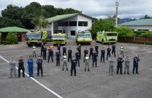 Futuros bomberos de la Aeronáutica Civil se capacitan en Yopal, Casanare