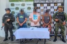 Gaula Militar Santander afecta a dos grupos de delincuencia común que extorsionaban en Barrancabermeja