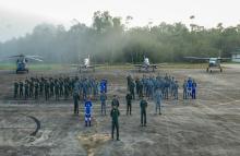 Para salvar vidas en emergencias en selva, Fuerza Aérea realiza ejercicio de búsqueda y rescate en Amazonas