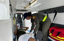 Adolescente en embarazo fue trasladada vía aérea desde Providencia hasta San Andrés