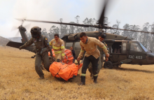 A Cundinamarca también llegó la Fuerza Aérea, para atender los incendios de gran magnitud