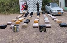 Presión militar permitió incautación de 280 kilos de marihuana en La Plata, Huila