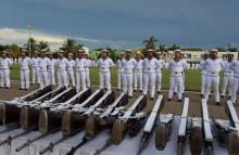 180 grumetes juraron bandera en la Escuela Naval de Suboficiales ‘ARC Barranquilla’