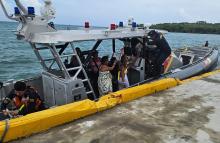 Armada de Colombia apoyó evacuación médica de un turista en cayo acuario