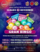 Anase invita al gran Bingo Solidario, un homenaje a quienes lo dan todo por el Huila