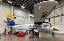 SATENA recibe en Canadá su primer avión Twin Otter para conectar zonas remotas