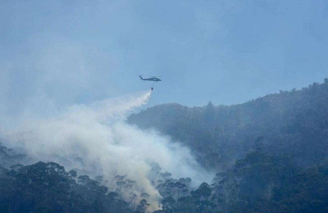 Así atiende la FAC los incendios forestales del país