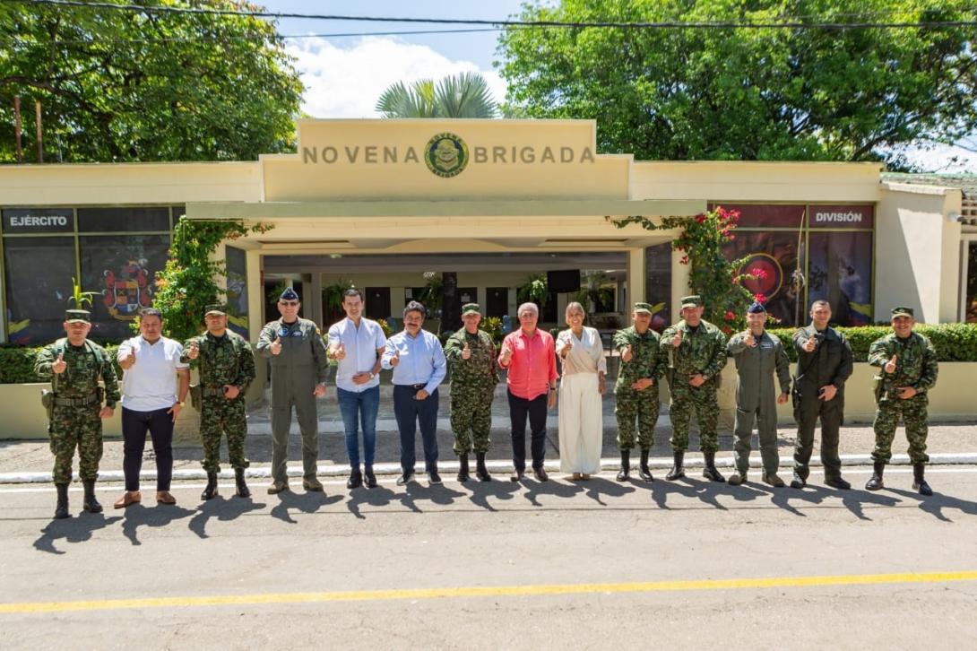 Estratégico encuentro en pro de la seguridad huilense, reúne altos mandatarios