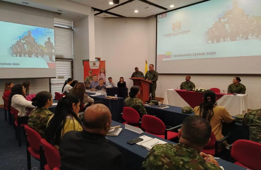 En Bogotá, Ejército Nacional realiza el Seminario de Inducción de Familia 2024