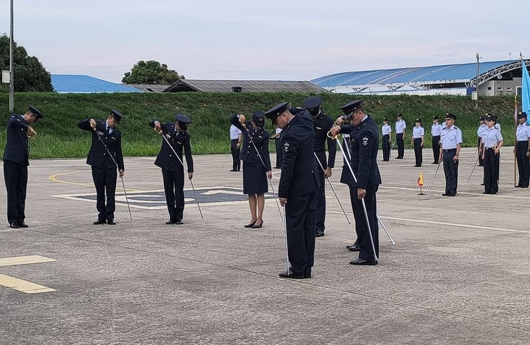 Suboficiales de la Fuerza Aérea Colombiana ascendieron en Yopal, Casanare