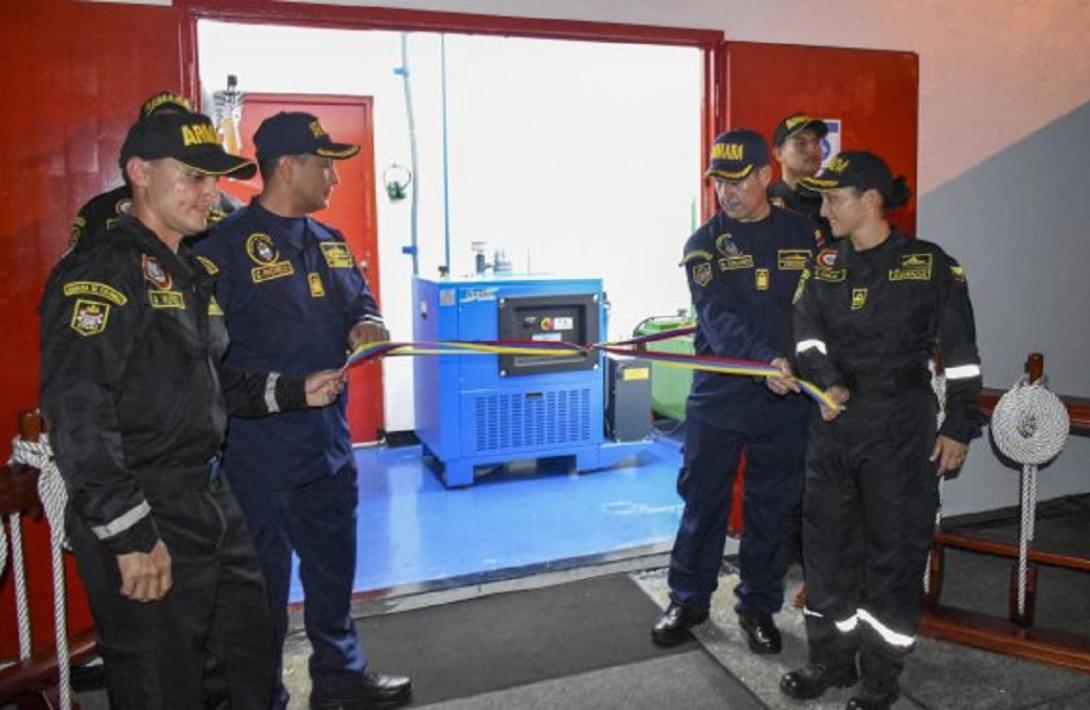 Armada de Colombia implementa laboratorio de mezclas de gases de última tecnología