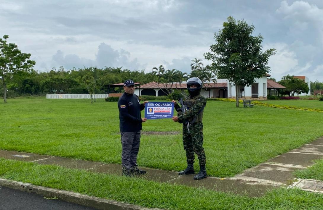 Autoridades realizan operación de extinción de dominio sobre bienes de organización narcotraficante