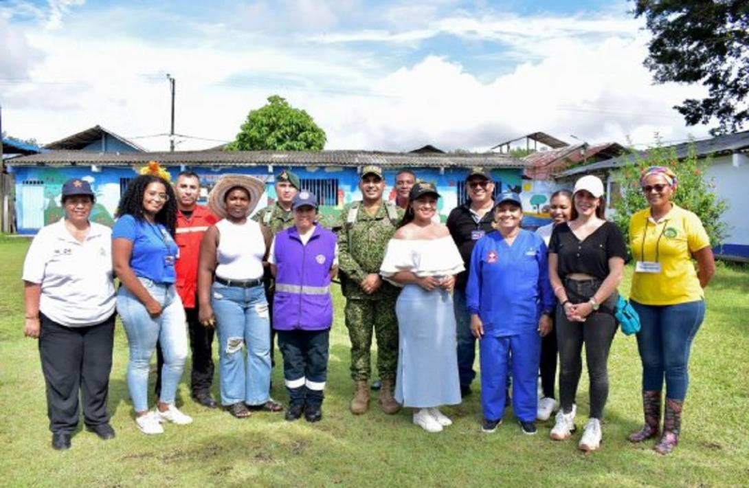 Cerca de dos mil habitantes fueron beneficiados con una Jornada de Apoyo al Desarrollo liderada por la Armada de Colombia