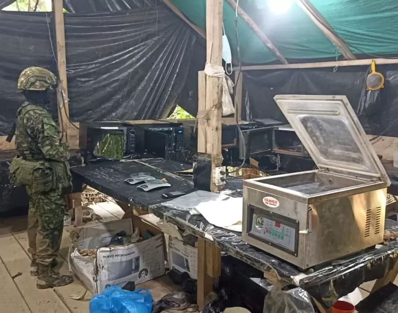 Ejército ubica laboratorio con más de media tonelada de clorhidrato de cocaína en Norte de Santander