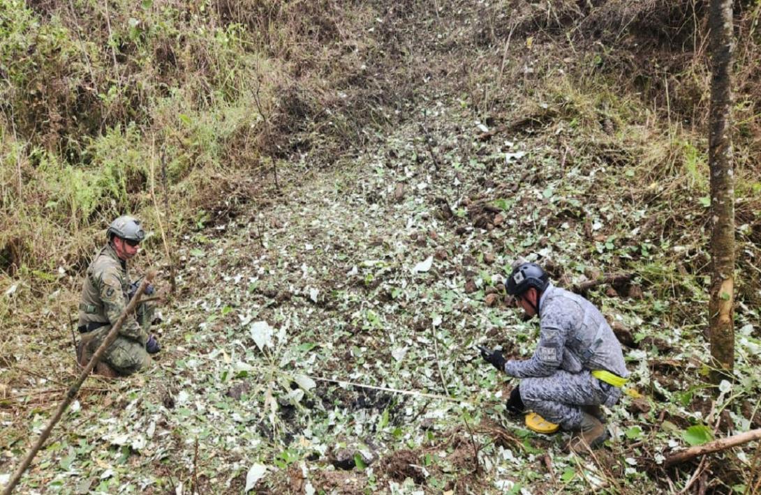 Equipo especializado logró desactivar controladamente, un artefacto reportado por la comunidad en Villarrica, Tolima