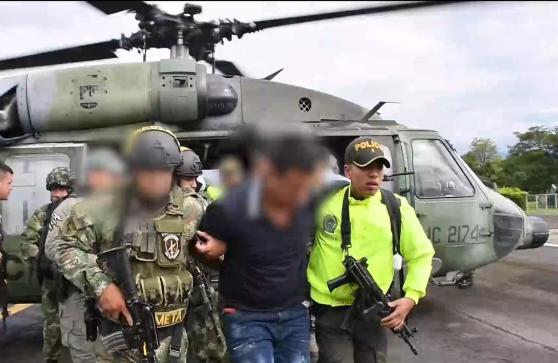 Fuerzas Militares capturan a cabecilla de las disidencias señalado de extorsionar con explosivos a comerciantes del Meta