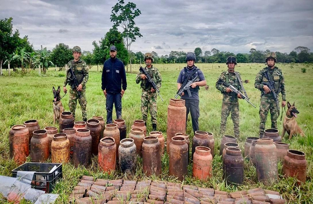 Fuerzas Militares ubican vivienda con artefactos explosivos en Caquetá