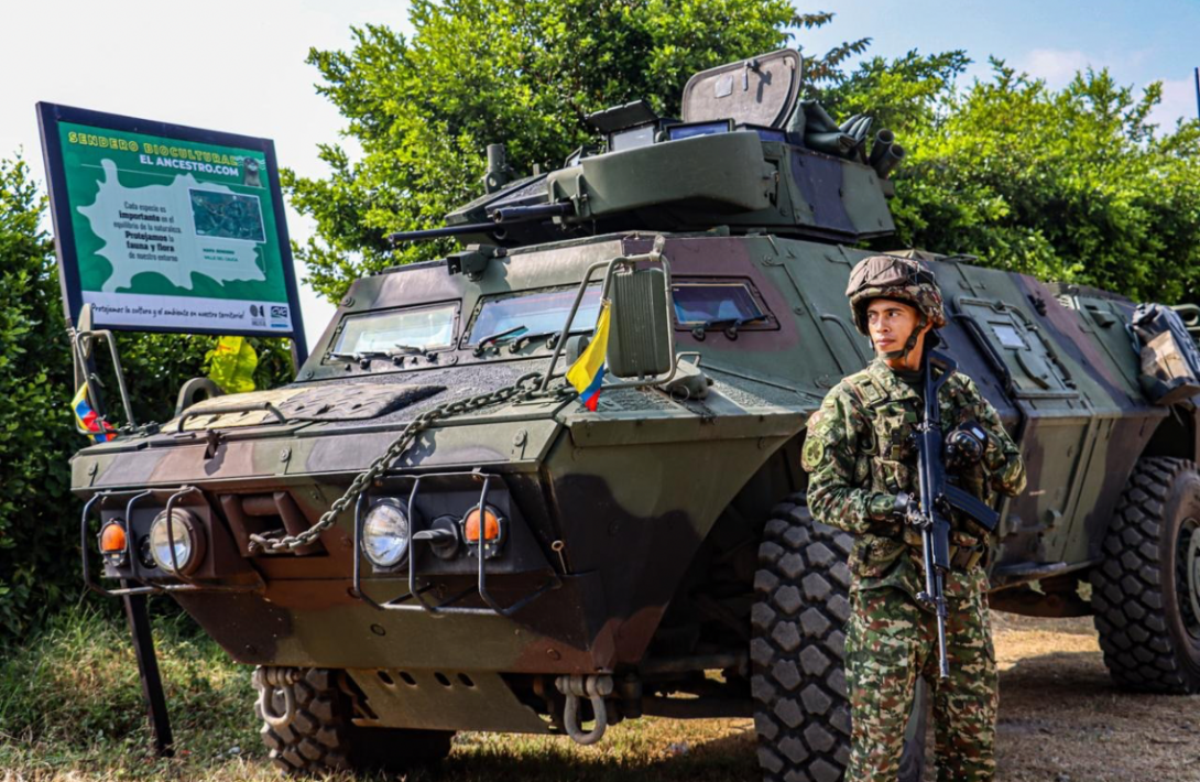 Ejército despliega vehículos blindados LAV-III como refuerzo de la seguridad en Valle del Cauca