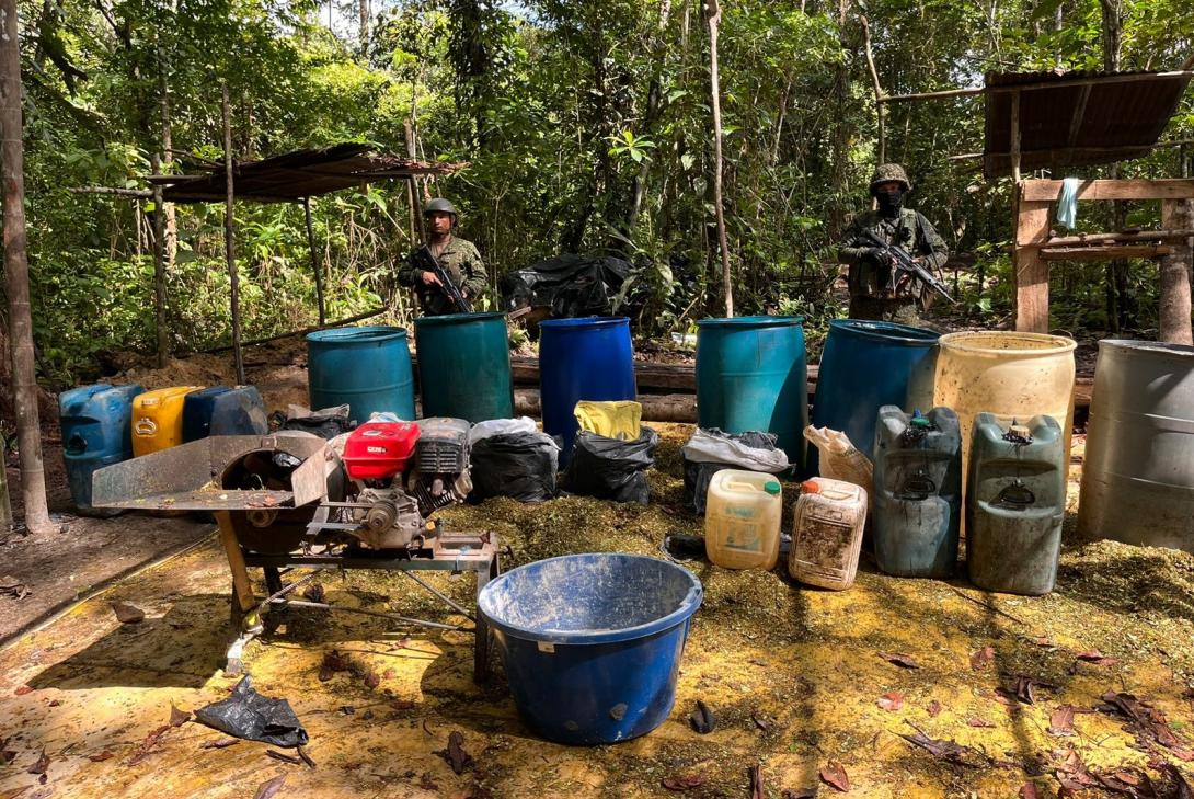 Desmantelados siete laboratorios de cocaína en Nariño