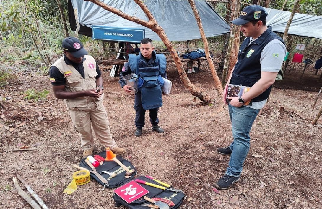 Desde hace 9 años, militares de Brasil contribuyen al desminado humanitario en Colombia