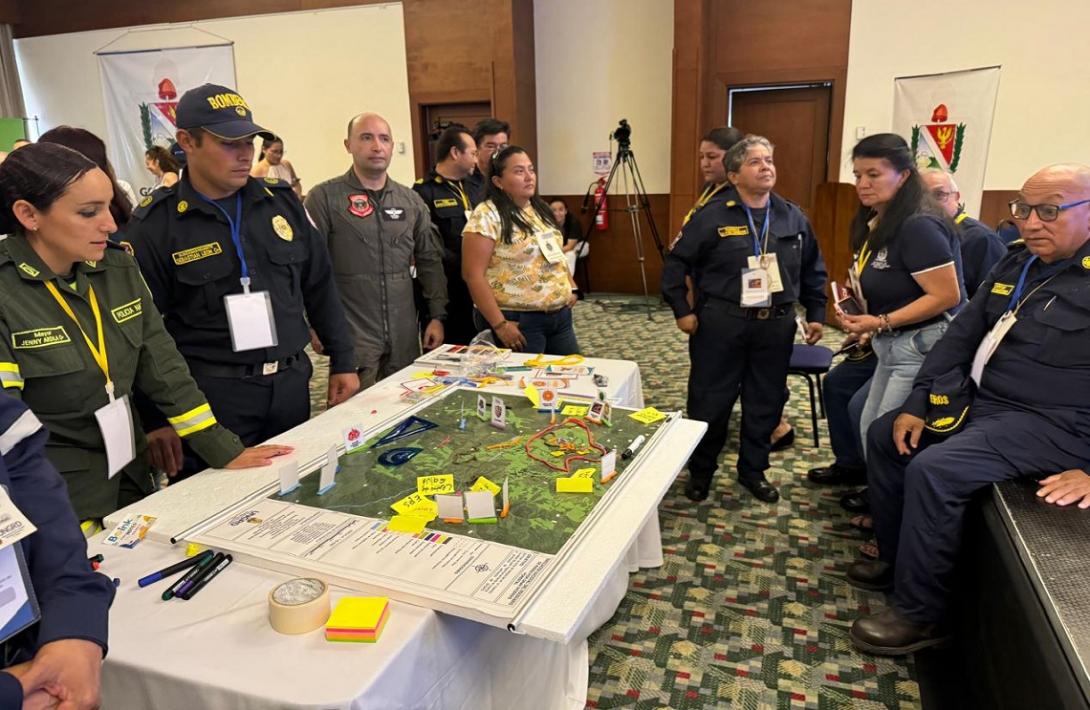 Capacidades en gestión del riesgo fortalecidas durante seminario internacional sobre incendios forestales