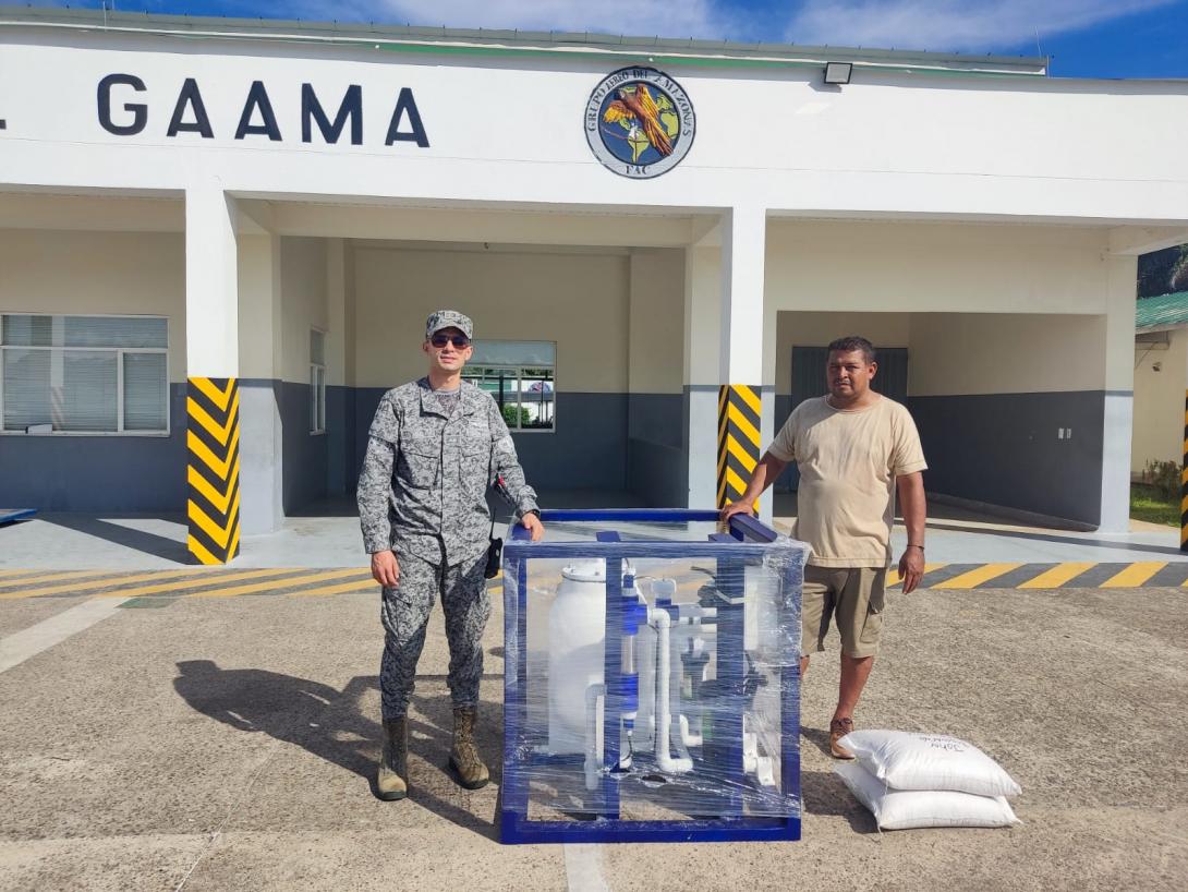 Comunidad de Macedonia beneficiada con agua potable