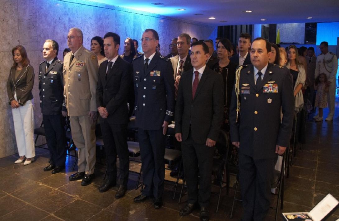 Representantes de las agregadurías aéreas en los Estados Unidos, Brasil, Chile, Ecuador, Francia y Perú, llevaron a cabo eventos oficiales y ceremonias militares.