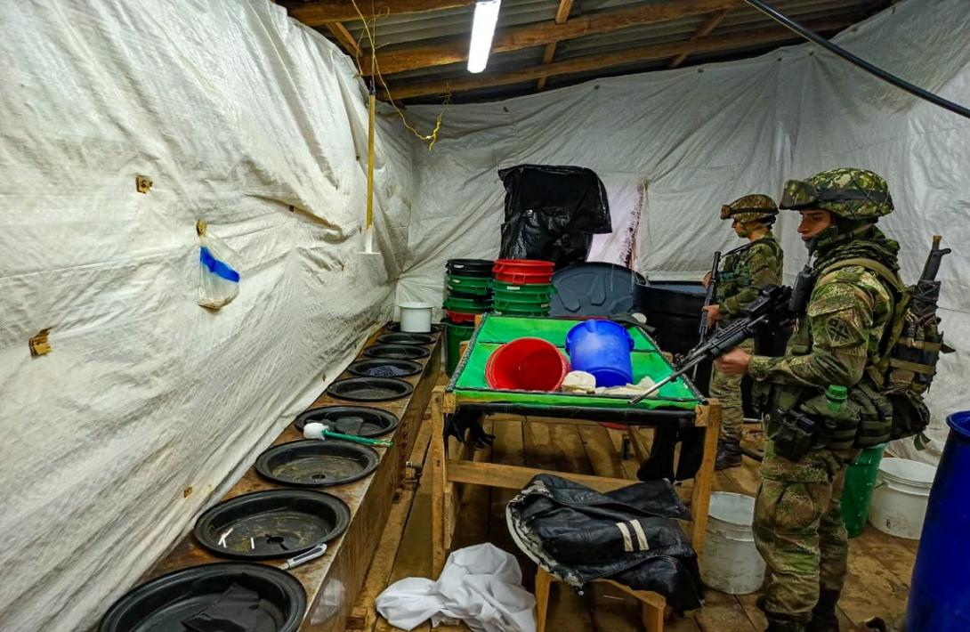 Desmantelado laboratorio de clorhidrato de cocaína en Santa Rosa de Osos, Antioquia