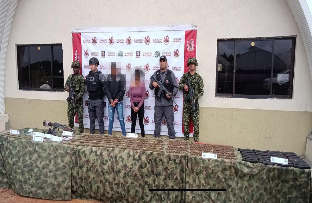 Ejército Nacional captura en flagrancia a dos presuntos integrantes del Clan del Golfo 